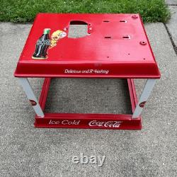 Vintage Coca-Cola Snow Cone Vending Machine Frame For Parts or Repair
