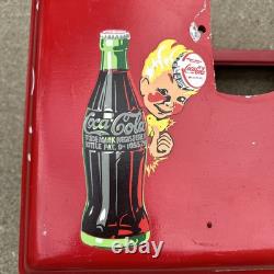 Vintage Coca-Cola Snow Cone Vending Machine Frame For Parts or Repair