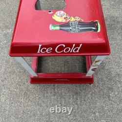 Vintage Coca-Cola Snow Cone Vending Machine Frame For Parts or Repair