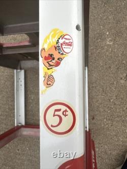 Vintage Coca-Cola Snow Cone Vending Machine Frame For Parts or Repair