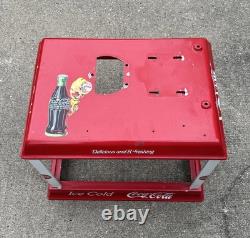 Vintage Coca-Cola Snow Cone Vending Machine Frame For Parts or Repair