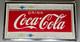 Vintage Coca Cola Soda Bubble Vending Machine Panel Insert Sign 1960's