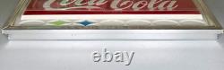 Vintage Coca Cola Soda Bubble Vending Machine Panel Insert Sign 1960's