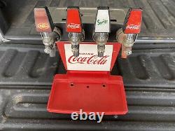 Vintage Coca Cola Soda Dispenser Cornelius 4 Taps Man Cave Antique Colletible