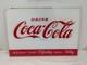 Vintage Coca Cola Soda Machine Insert Plexiglass Sign Soda Vending 60s NOS