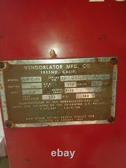 Vintage Coca Cola Vending Machine 1954 VMC 33 Unrestored Working ice cold