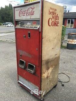 Vintage Coca-Cola Vending Machine 1960s Retro Coin Old Antique Coke Cavalier
