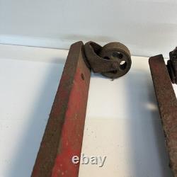 Vintage Coca Cola Vending Machine Castor Wheel Base Set Original Vintage Coca Cola Vending Machine Castor Wheel Base Set Original