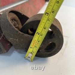 Vintage Coca Cola Vending Machine Castor Wheel Base Set Original