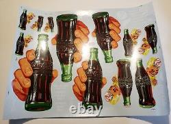 Vintage Coca Cola Vending Machine Decals. Decaflat