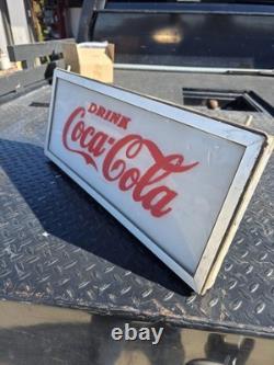 Vintage Coca-Cola Vending Machine Light. Working Condition. Needs Cleaned Up
