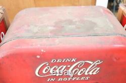 Vintage Coca Cola Vendo XV 80A 10 Cent Bottle Vending Machine with Key See Desc