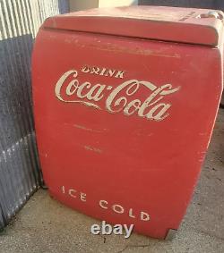 Vintage Coca Cola Westinghouse We 3 Cooler Chest Collectible Memorabilia