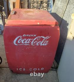 Vintage Coca Cola Westinghouse We 3 Cooler Chest Collectible Memorabilia