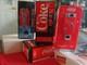 Vintage Coca-cola Miniature Vending Machines (3) Made Of Plastic Am-fm Radios