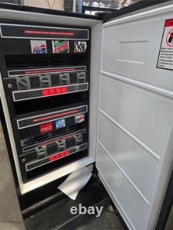 Vintage Coin Bill Operated Dual Layer Snack Soda Vending Machine