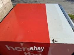 Vintage Coke Coca-Cola Machine Cavalier C4-104 vending Machine Please Read