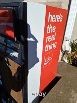 Vintage Coke Coca-Cola Machine Cavalier C4-104 vending Machine Please Read