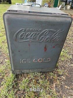 Vintage Coke Coca Cola Machine Cooler Decorative Only
