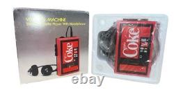 Vintage Coke Coca Cola Stereo Cassette Player with headphones Vending Machine