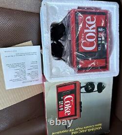 Vintage Coke Coca Cola Stereo Cassette Player with headphones Vending Machine