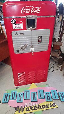 Vintage Coke Cola Soda Machine VMC Vendo 27 Like 33 Original Paint Rewire