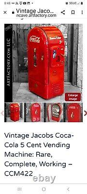 Vintage Coke Machine Part 1930 Era