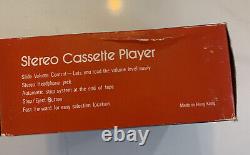 Vintage Coke Vending Machine Stereo Cassette Player with Headphones Rare