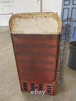 Vintage Double Door Vendorlator VMC-33 Coke Vending Machine withBottle Return Rack