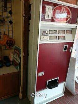 Vintage Dr. Pepper/Coke Soda Cans $1 Coin Vending Machone Dispenser