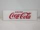 Vintage Drink Coca Cola Soda Machine Insert Plexiglass Sign Soda Vending 60s NOS