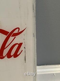 Vintage Drink Coca-Cola Vending Machine Sign Display Panel 14 inch x 14 inch