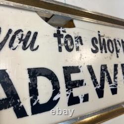 Vintage Grocery 1960's Coca-Cola Soda Clock Working Fine Original Piece