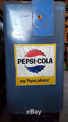 Vintage Ideal 55 Slider (RARE) DOUBLE DOT Pepsi Machine Dispenser Cola Soda Pop