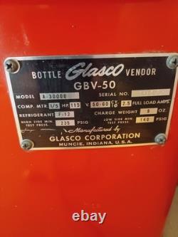 Vintage, Mid-Century Glasco GBV50 Coca-Cola Vending Machine, in working order