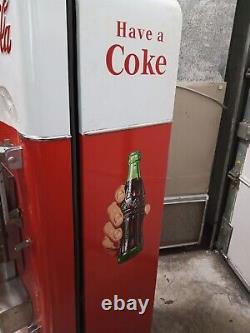 Vintage Model 44 Vendo Coke Coca Machine original restored no key opens 1 of 2