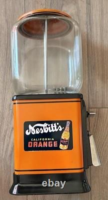 Vintage Nesbitt's CaliforniaOrange 1 Cent GumballMachine