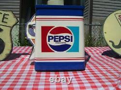 Vintage Oak Vista 60s 70s Restored Gumball Machine In 70s Pepsi Cola Theme