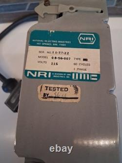 Vintage Old Soda Pop Vending Machine NRI Coin Mechanism Dispenser 08-56-007 Part