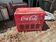 Vintage Original 30's Coca Cola Soda Drink Salesman Cooler