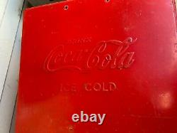 Vintage Original 30's Coca Cola Soda Drink Salesman Cooler