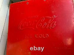 Vintage Original 30's  Coca Cola Soda Drink Salesman Cooler