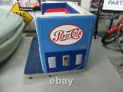 Vintage PEPSI Ideal machine couch / love seat, custom made