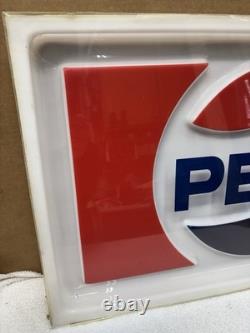 Vintage PEPSI Vending soda Machine Panel SIGN Logo Very Good Condition