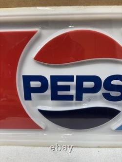 Vintage PEPSI Vending soda Machine Panel SIGN Logo Very Good Condition
