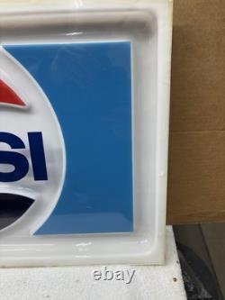 Vintage PEPSI Vending soda Machine Panel SIGN Logo Very Good Condition