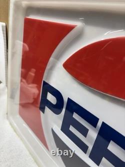 Vintage PEPSI Vending soda Machine Panel SIGN Logo Very Good Condition