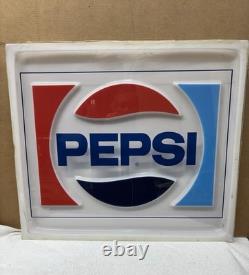 Vintage PEPSI Vending soda Machine Panel SIGN Logo Very Good Condition 1970s