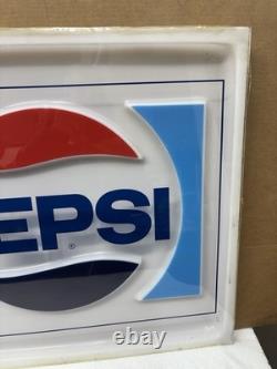 Vintage PEPSI Vending soda Machine Panel SIGN Logo Very Good Condition 1970s