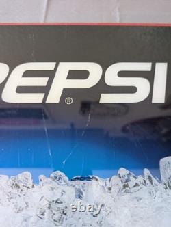 Vintage Pepsi Advertising Sign Plastic Vending Machine Insert
